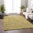Premium Machine Washable Harsukhman AMF111 Yellow Rug-580426102