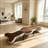 Upholstered Foldable Chaise Lounge with sturdy legs