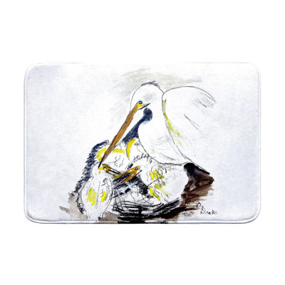 Tapis de bain Egret & Chicks