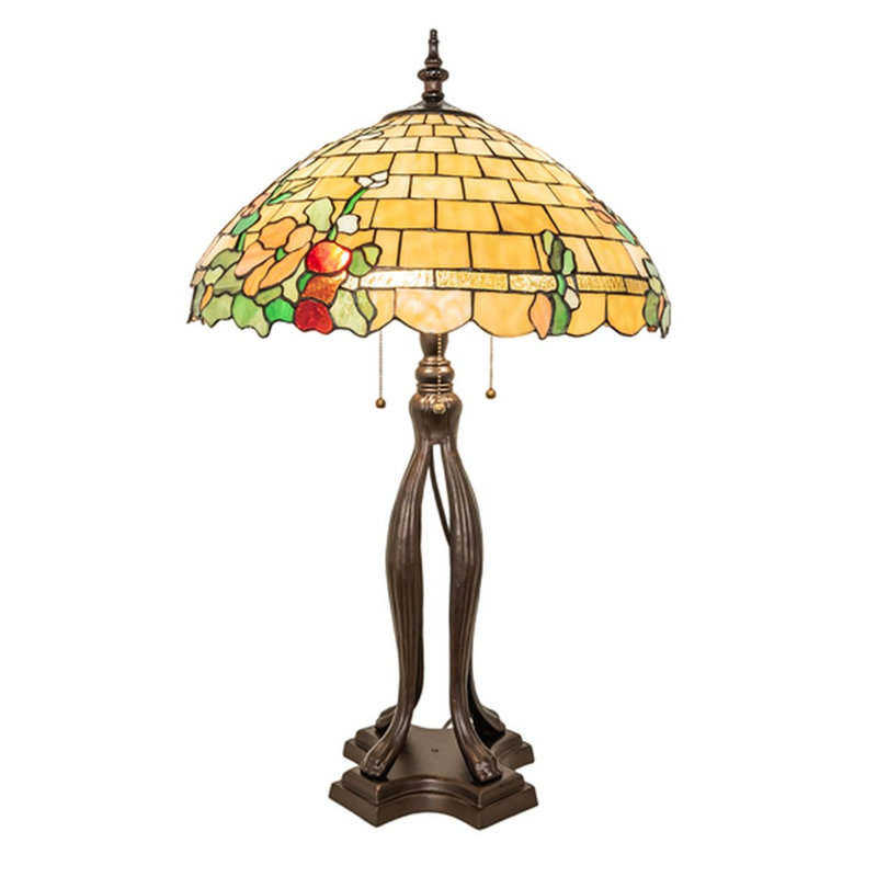 Duffner And Kimberly Hollyhock Table Lamp