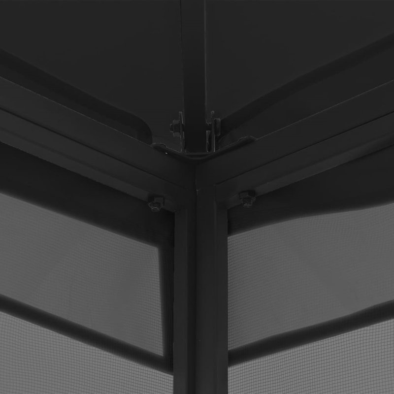 Armelle 4m x 3m Steel Patio Gazebo, Anthracite