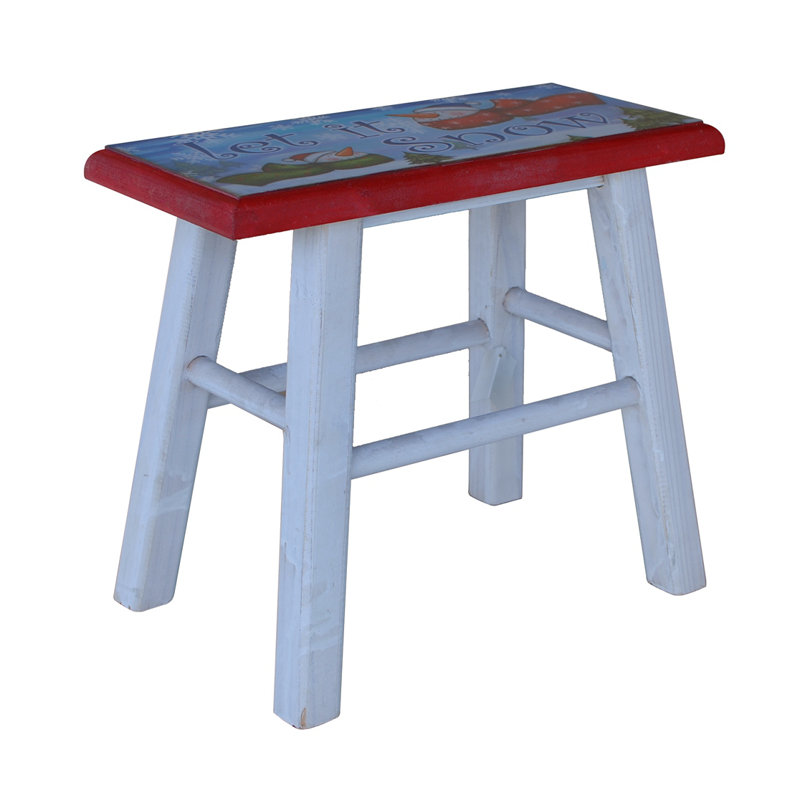 Solid Wood Accent Stool