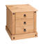 Bridewell 52cm W Solid Wood Bedside Table