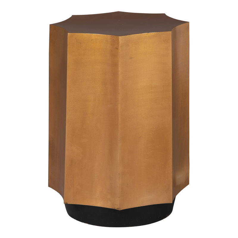 Iron Top End Table