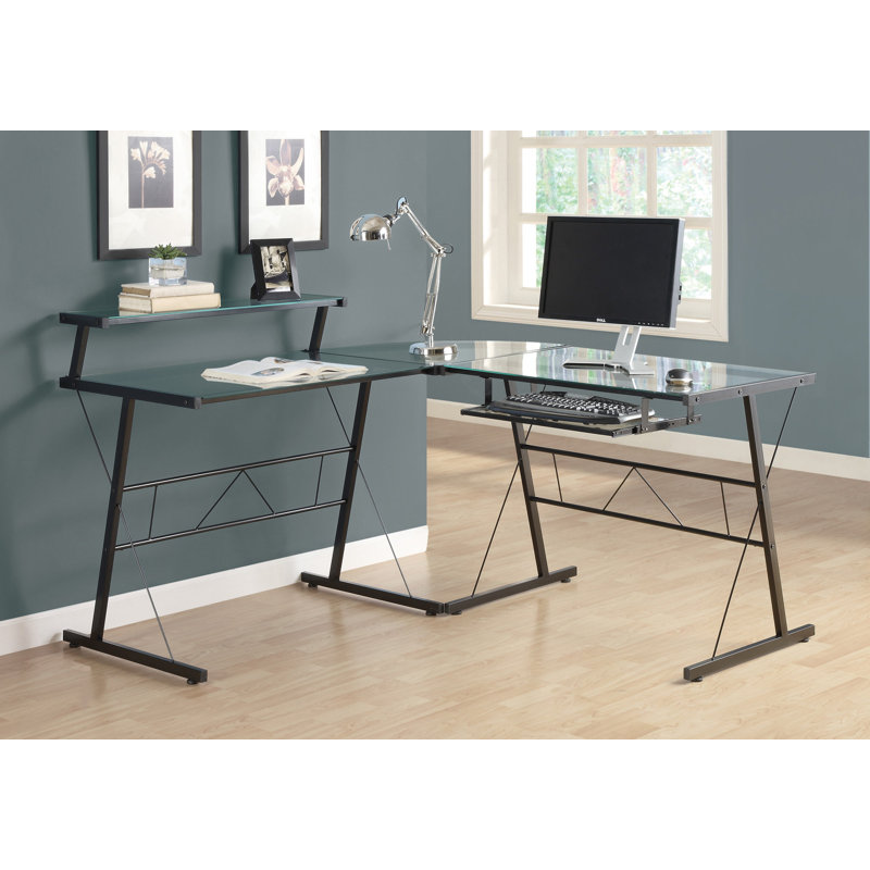 Bureau d'ordinateur Lilangle, Noir, Harwich