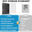 Heavy Duty 4-Panel Pegboard Wall Organizer & 32 Peg Hooks