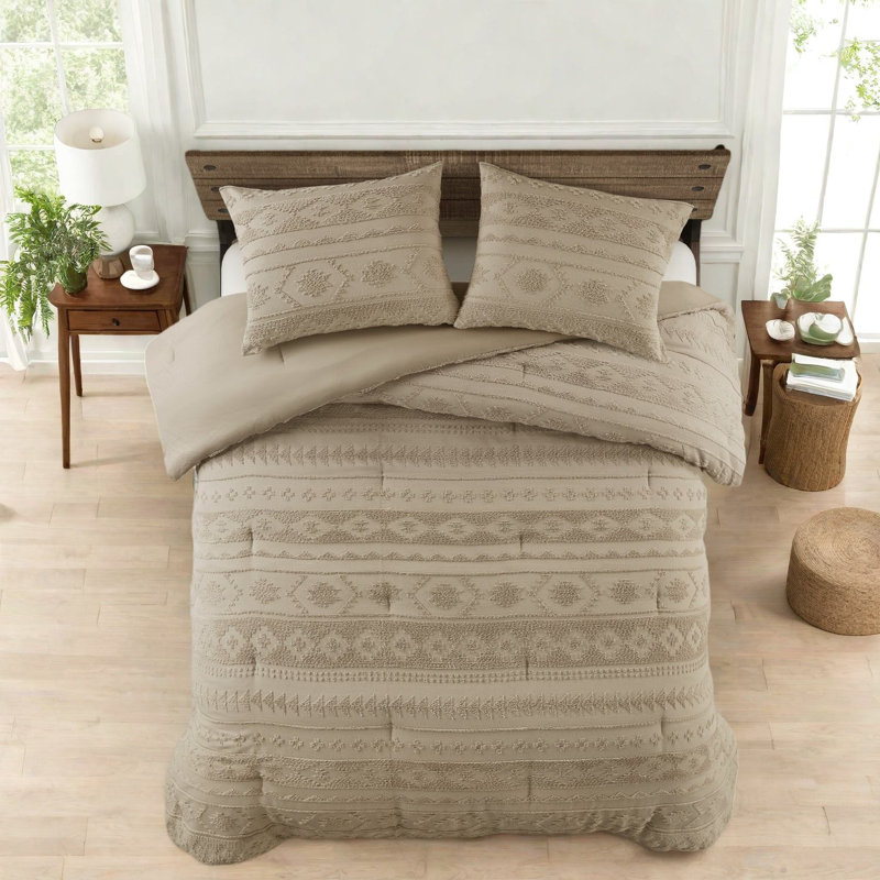 Ensembles de literie de luxe brun clair, polyester chenille confortable pour la maison