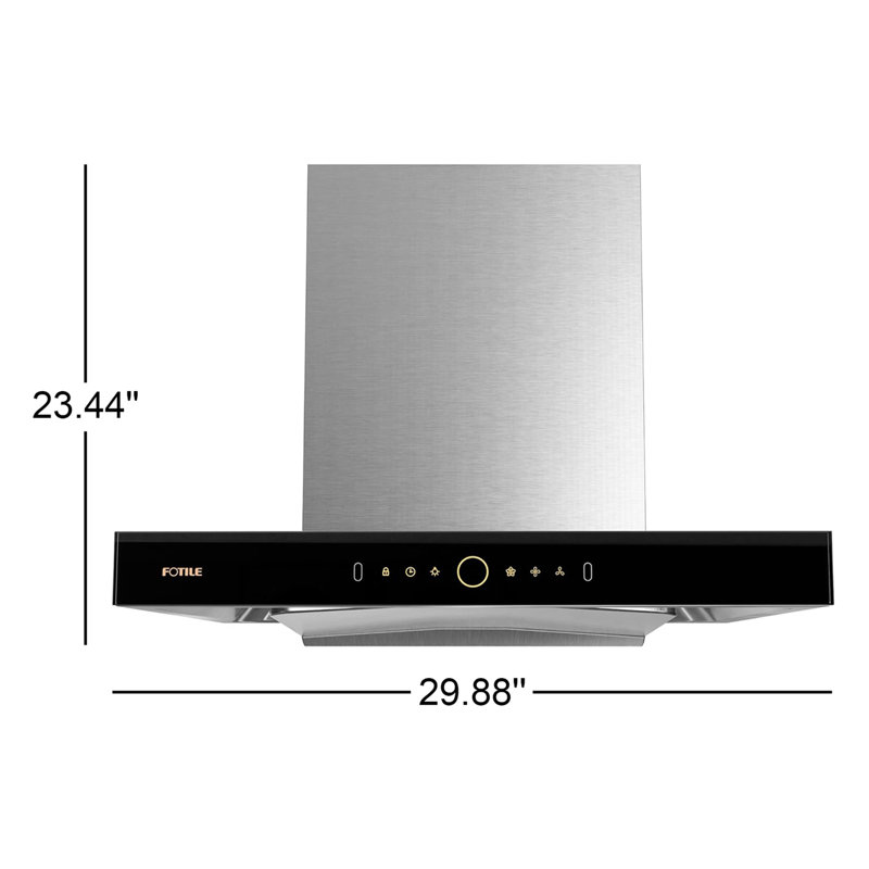 FOTILE Stainless Steel 1200 CFM Ducted (Vented) Range Hood with Baffle Filter