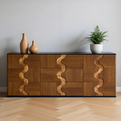 Retro multi-functional storage sideboard