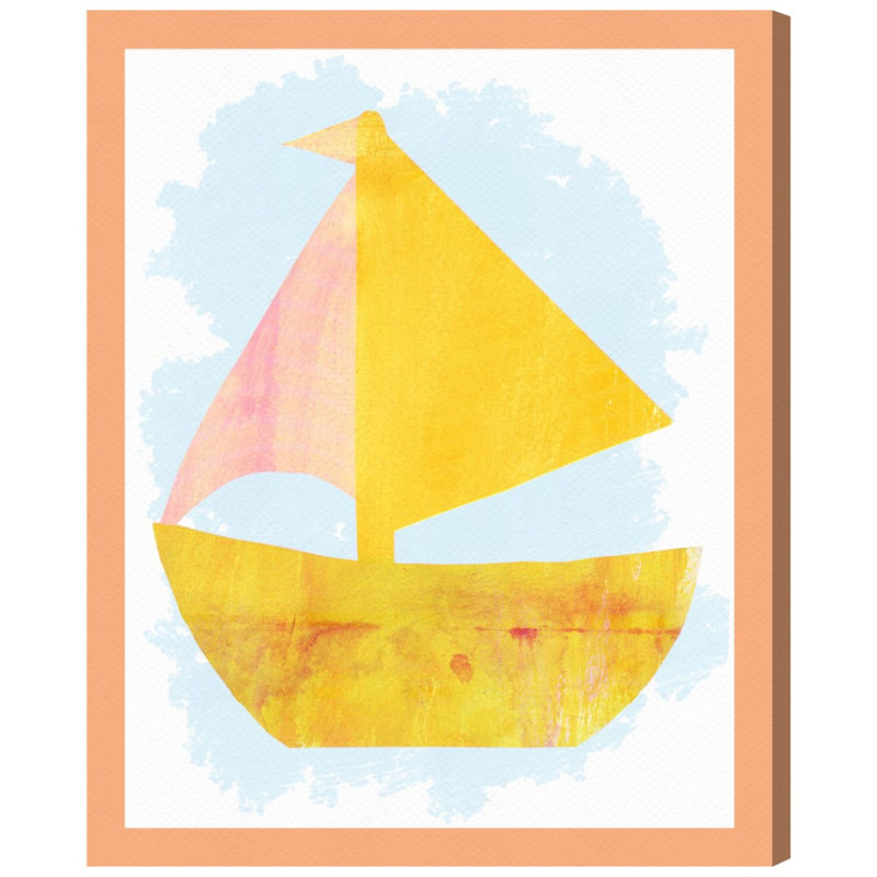 Art sur toile my bateau Feldman, H 28 po x l 24 po x P 1,5 po