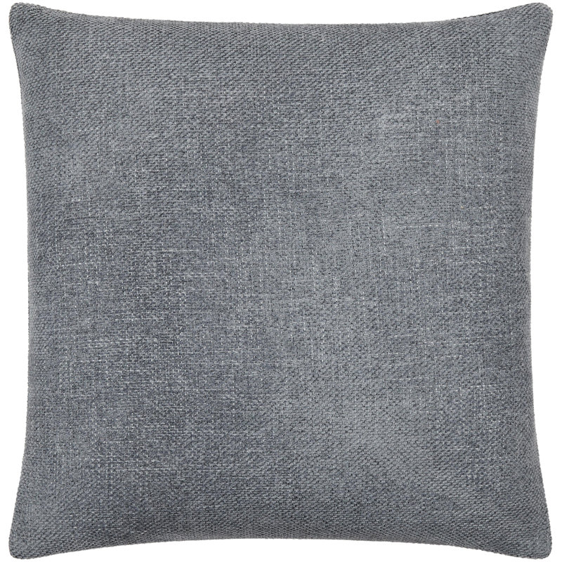 Kamaili Pillow Cover, 20"H x 20"W, Dark Gray, Pillow Cover Only - No Insert