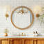 Miroir mural rond, miroir d'appoint pour salle de bain, chambre à coucher-222568071