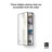 Umbra Cubiko Wall Mirror Black