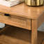 Table de chevet avec tablette en noyer