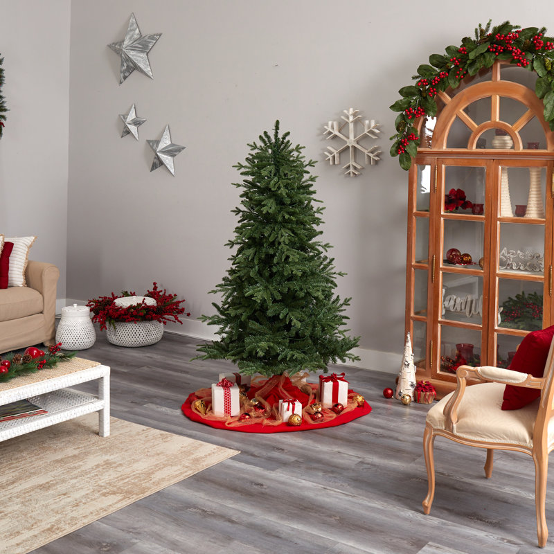 Lighted Artificial Christmas Tree, 6'