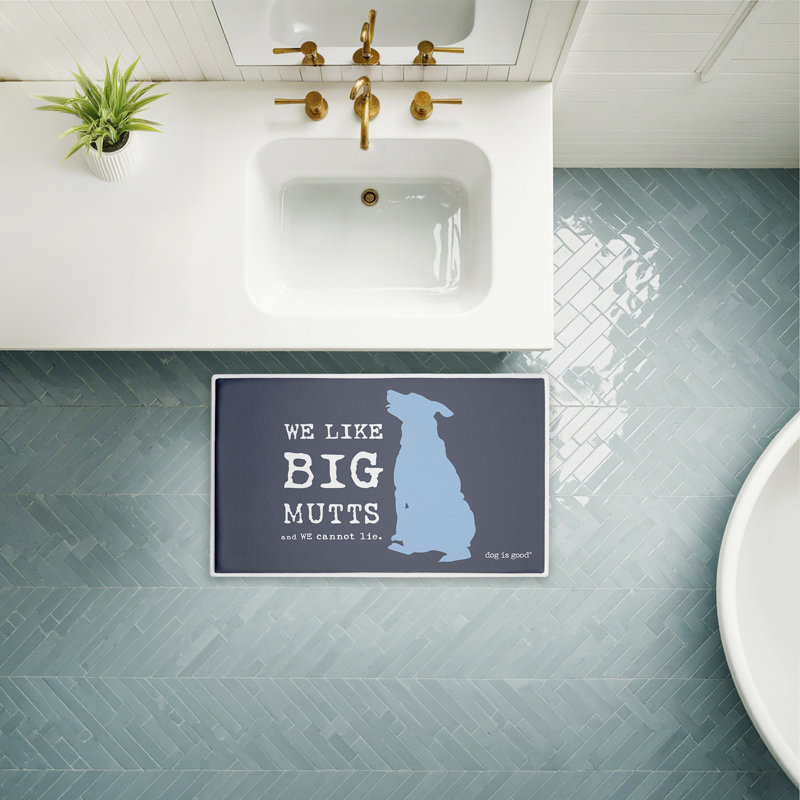  Tapis de bain absorbant antidérapant recyclé Like 18 Big x 18 po, Like Big Mutts