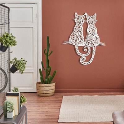Handmade Traditional Animals Wall Decor on Metal