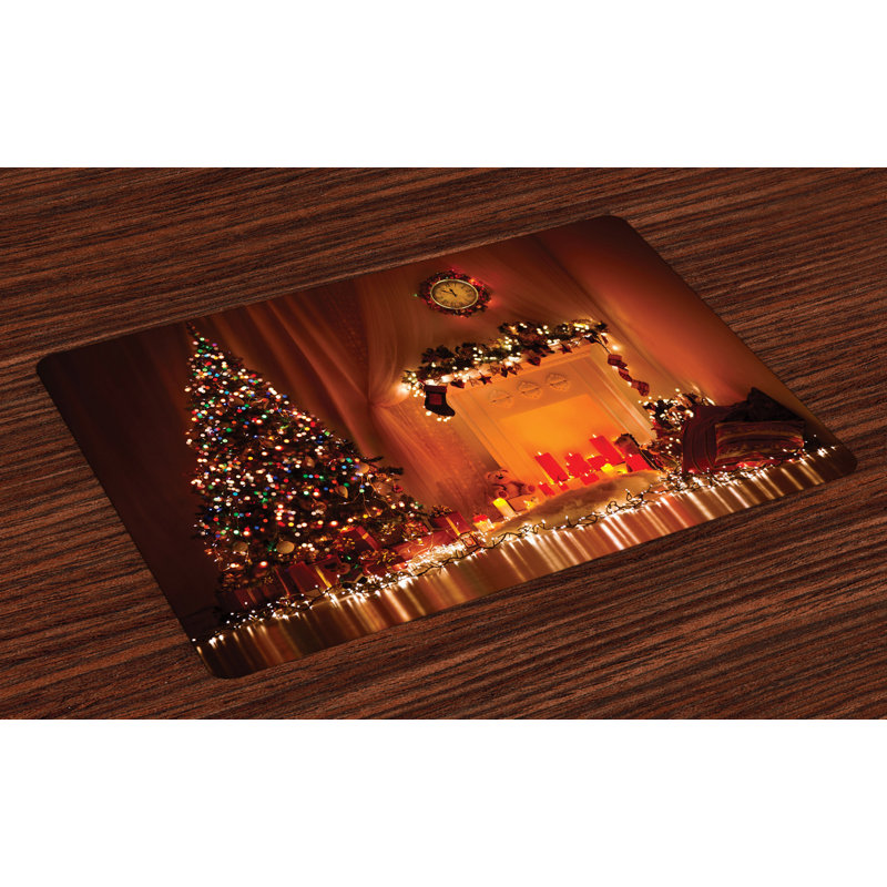 Georgianna Christmas Romantic New Year Placemat
