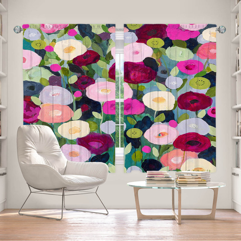 Room Darkening Curtain Pair, 56" W x 78" L