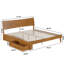 Phoenix Wood Platform Bed with Storage Drawers-826397807-826397812