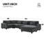 Canapé modulaire en U 128 * 67 "-1009707639