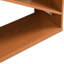 Console avec rangement, 70,36 po, blanc, en forme de X détachable pour le salon, l'entrée, le couloir de bureau, le vestibule