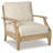  Arikka Eucalyptus Outdoor Lounge Chair