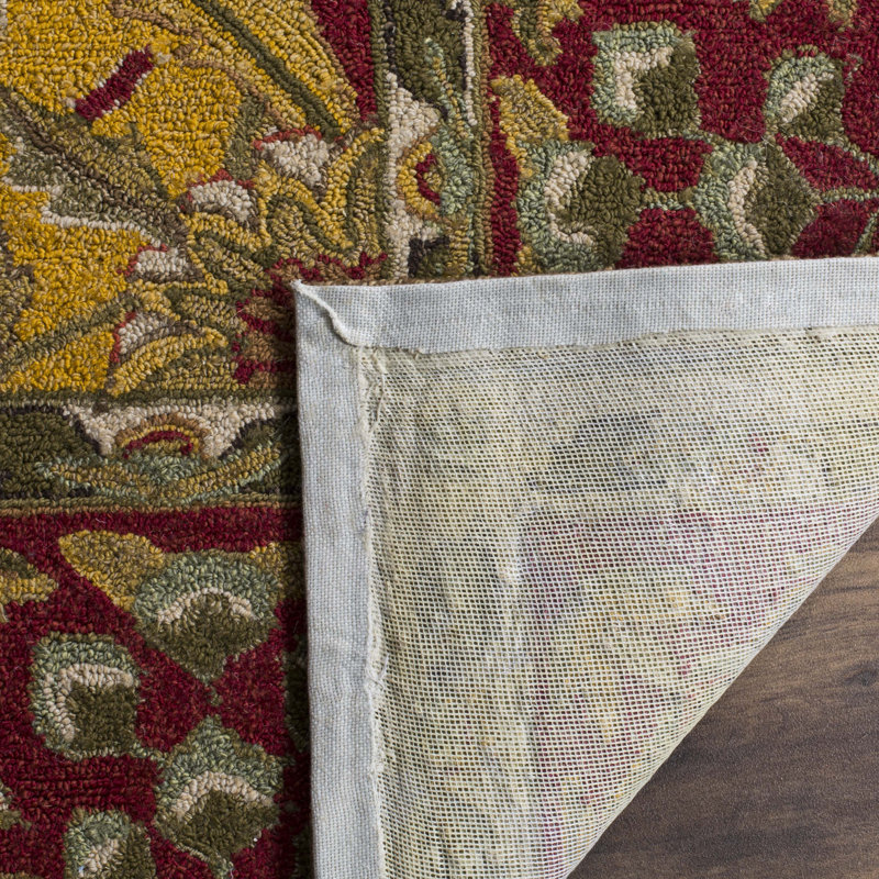 Karol Hand Hooked Performance Oriental Rug, Round 8'