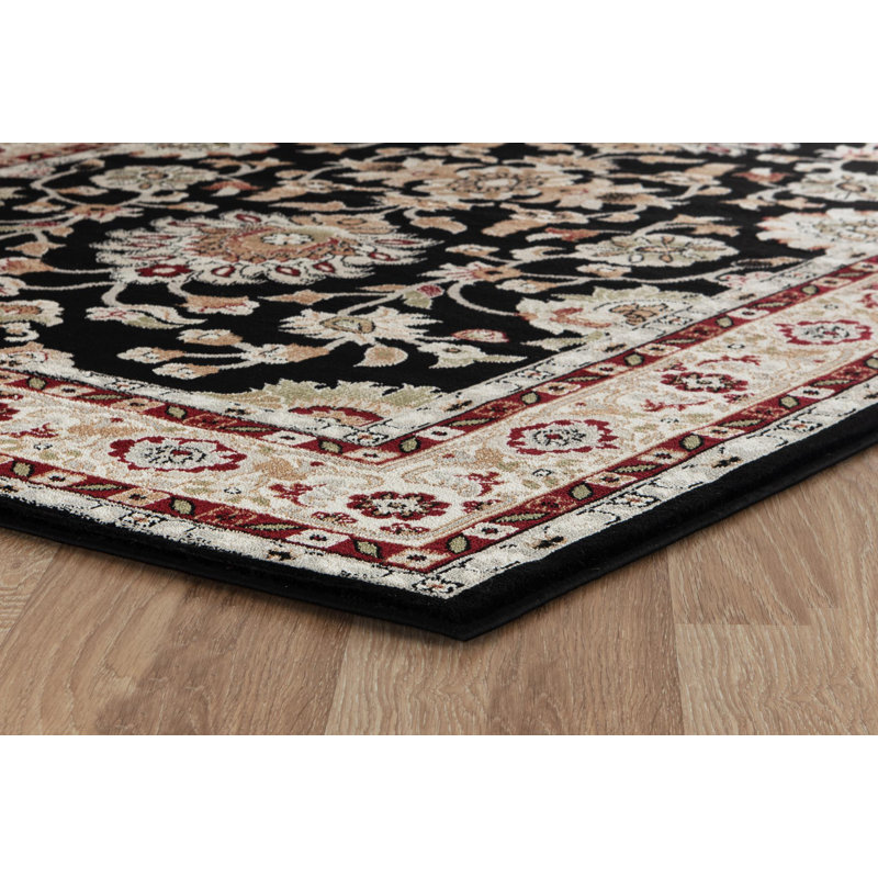 Tapis beige à motif floral Sevanna, Rectangle 3 pi 9 po x 5 pi 9 po