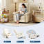 Fauteuil inclinable manuel capitonné, canapé rembourré simple réglable