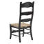 Chaise d'appoint en bois massif Carla