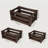 Rustic Nesting 3-piece Wooden Storage Crates