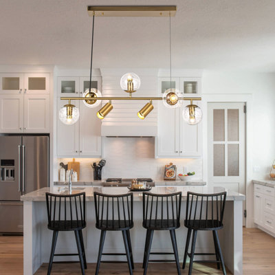 Lustre moderne 35,4 "à 7 lumières