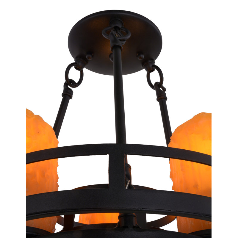 3 - Light Semi Flush Mount