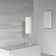 Lampe de table en chrome satiné de 18 po Mirfield