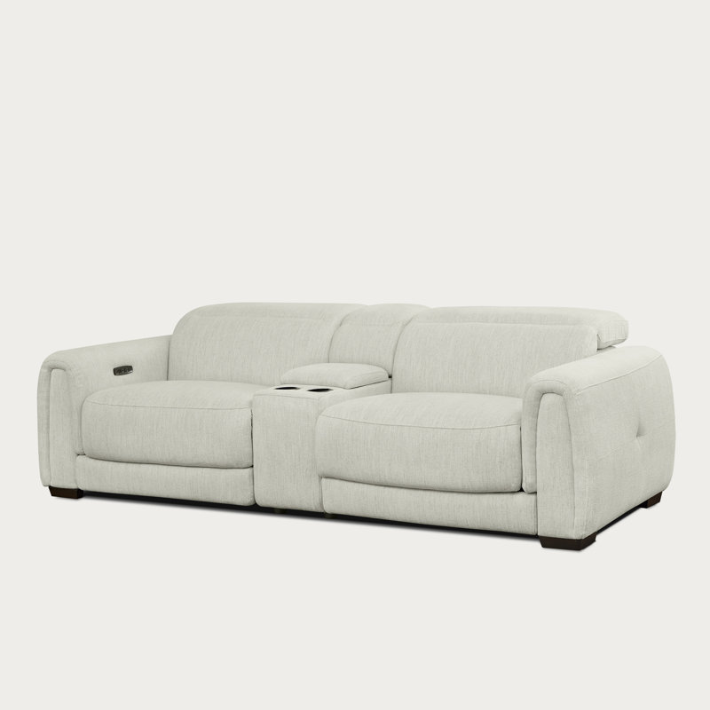 Leamon Loveseat With 2 Recliners And Cupholder