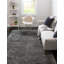 Tapis à poils longs en polyester tissé à la machine de couleur unie Almendarez-1106968356