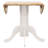 Natural Brown And White 5-Piece Dining Set