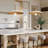 Natalia Modern Pendant Light – 16" Metal Gold, Ivory White Dome 1-Light Hardwired Adjustable Hanging Light for Kitchen Island or Dining Room in Mid-Century Modern, Scandinavian, and Contemporary Style-675410618