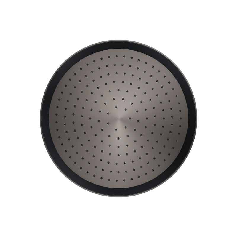Statement 14" Single-Function Wall or Ceiling-Mount Round Rainhead, Round Rain Showerhead 2.5 GPM, Vibrant Titanium