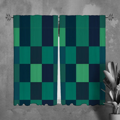Paire de rideaux obscurcissant en polyester Marinka