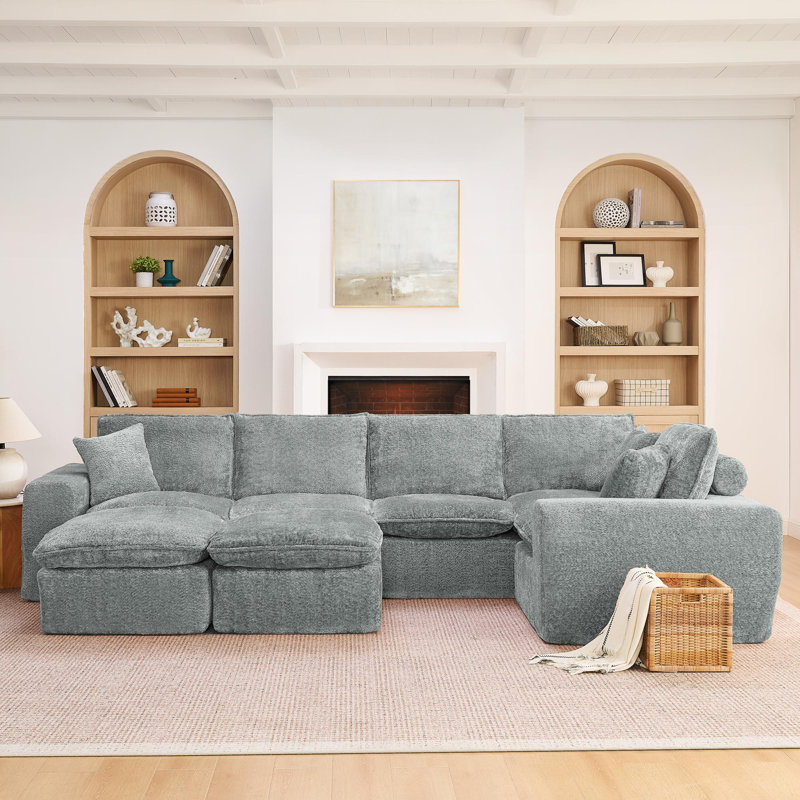 Comfy Cloud Couch avec coussin, Gris