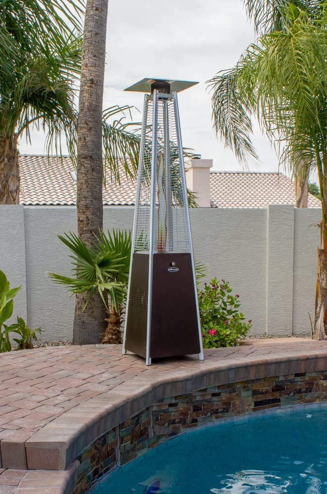 Avenlur 48000 BTU Stainless Steel Propane Standing Patio Heater u0026 Reviews |  Wayfair