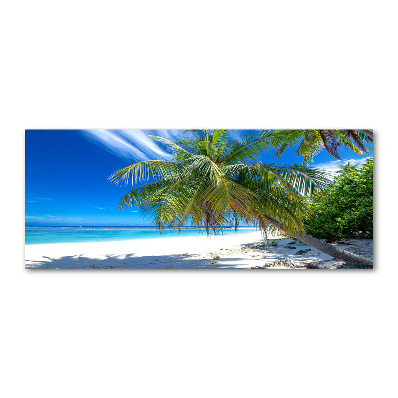 Tropical Beach - No Frame Print on Canvas