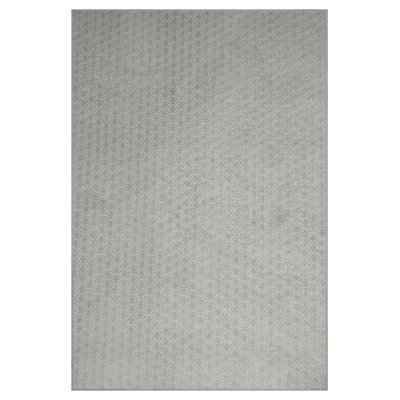 Tapis géométrique gris