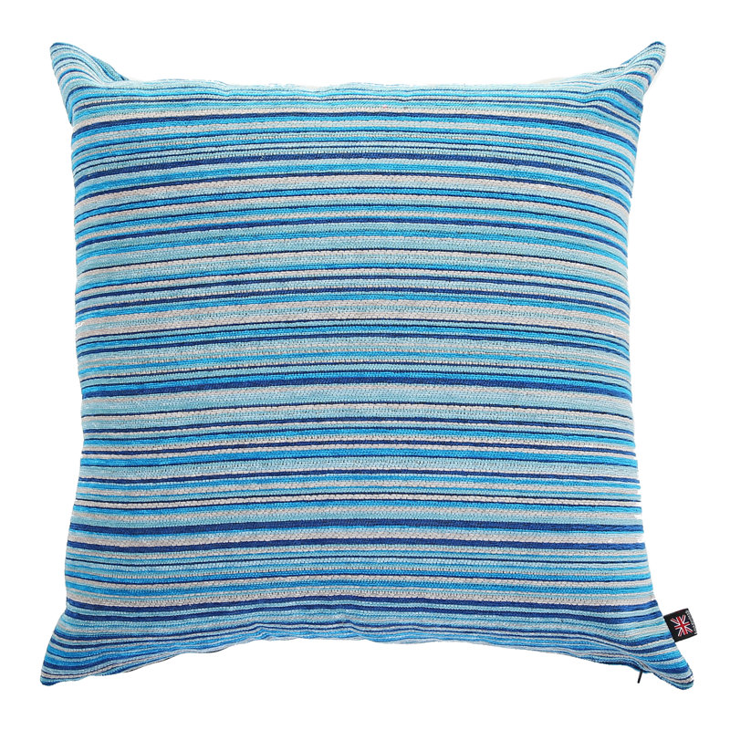 Amias Square Cushion, 28 x 28cm, Blue