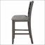 Ensemble de salle à manger 5 pièces à hauteur de comptoir en bois avec chaises rembourrées et étagères de rangement-1347402185-1347402184-1347402231