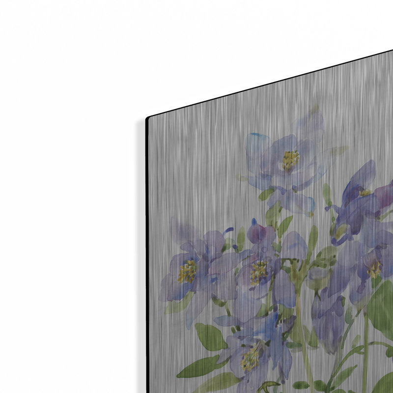 Art mural en métal «Columbine Spray I» par Tim O'Toole, Luxe