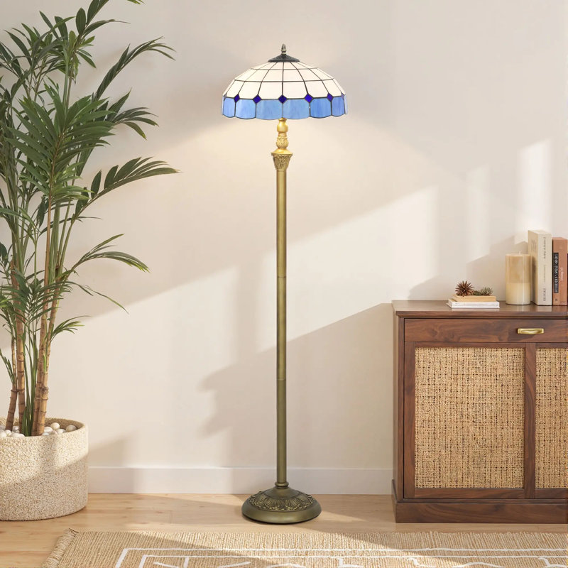 152cm Column Floor Lamp, Blue