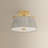 Valeria 16.25" 2-Light Empire Semi Flush Mount